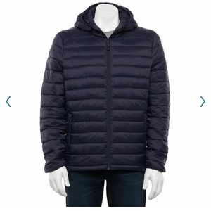 Brand New! Zeroxposur mens hooded puffer jacket